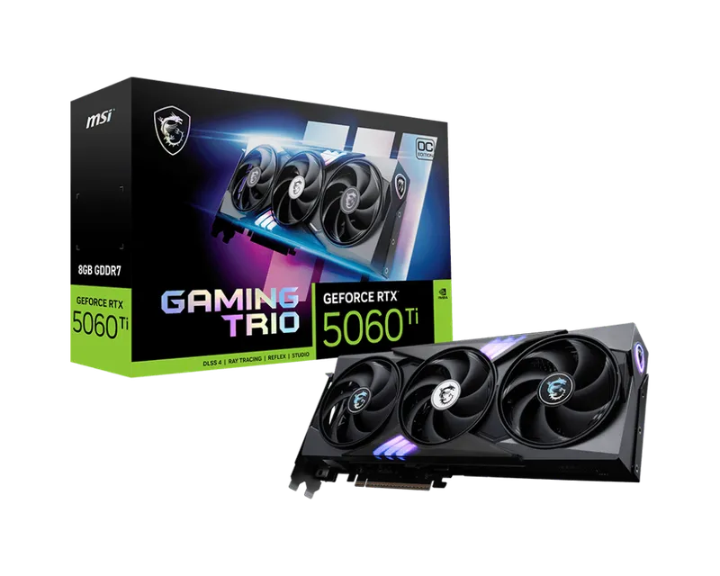 MSI GeForce RTX™ 5060 Ti 8G GAMING TRIO OC