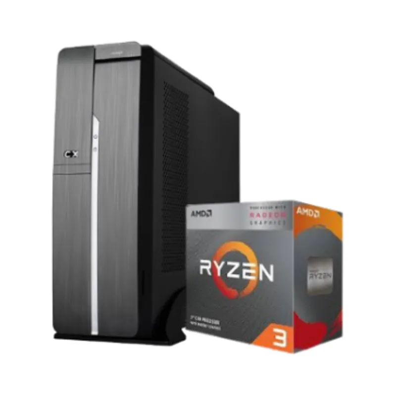 PC AMD RYZEN 3-3200G 8GB SSD 240GB CX SLIM …
