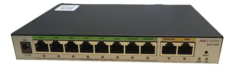 Ds-3wg210gp-si, Router Hikvision 8 Puertos Poe Y 2 Gigabit | Cuotas sin ...