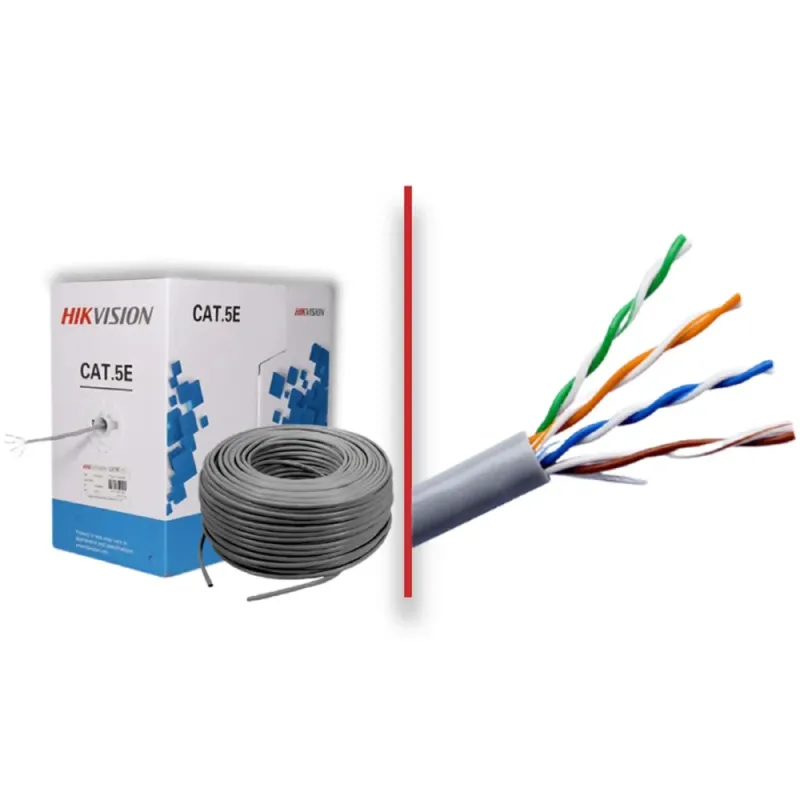 Cable UTP Cat5e Hikvision Interior 305 Mts | Comeros.c…