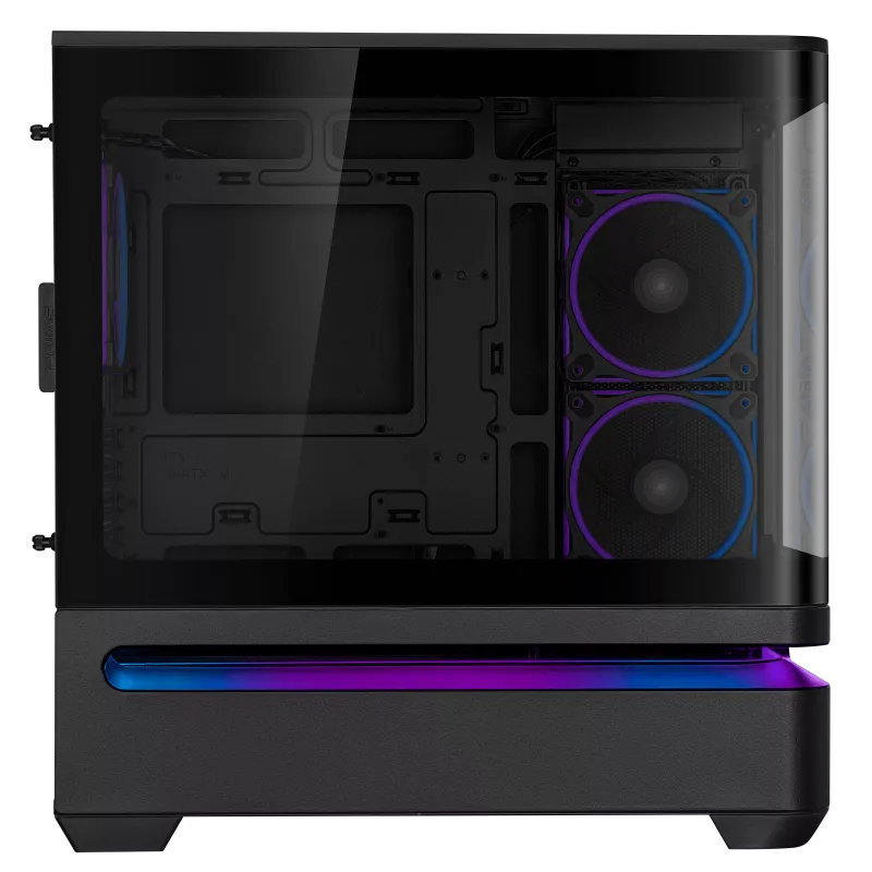 GABINETE ASUS PRIME AP202 TG ARGB BLACK V TEMPLADO | Qos ...