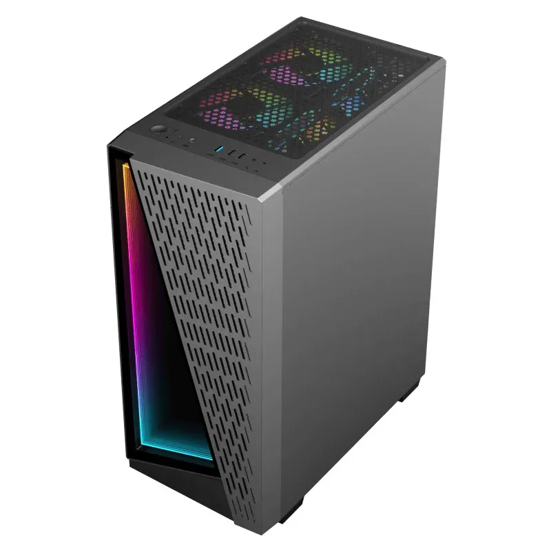 GABINETE GAMER GAMEMAX PRISM 3*FAN A…