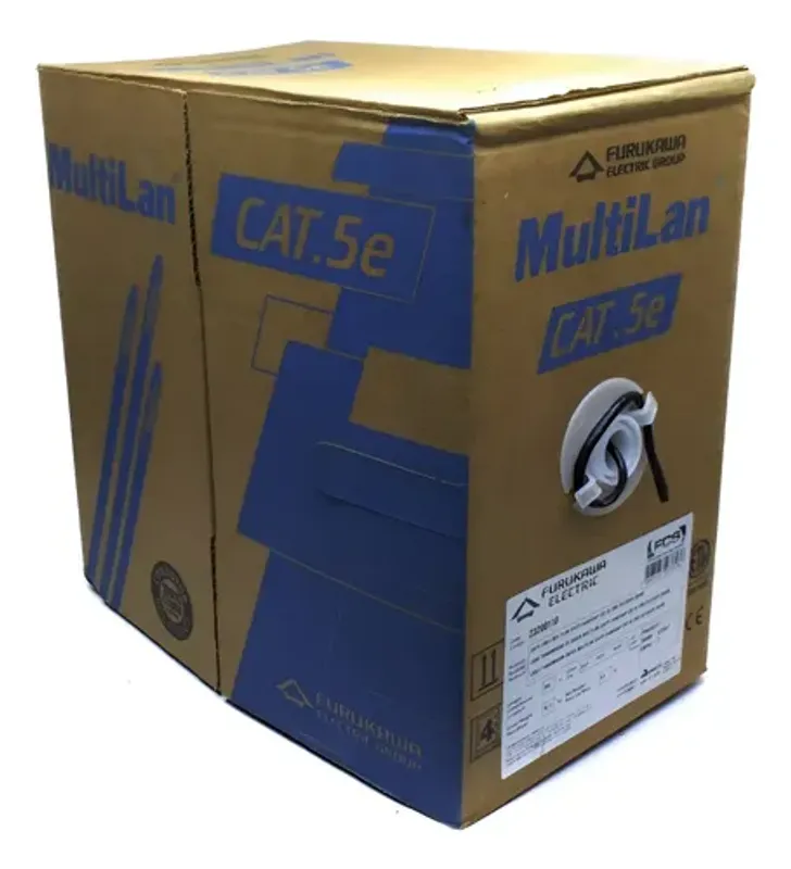 Bobina Cable Utp Furukawa Cat 5e X 305 Mts Gris Int 2…
