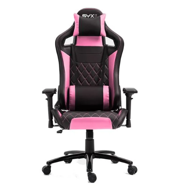 Silla Gamer Syx Ch-451 Pk Rosa Negro