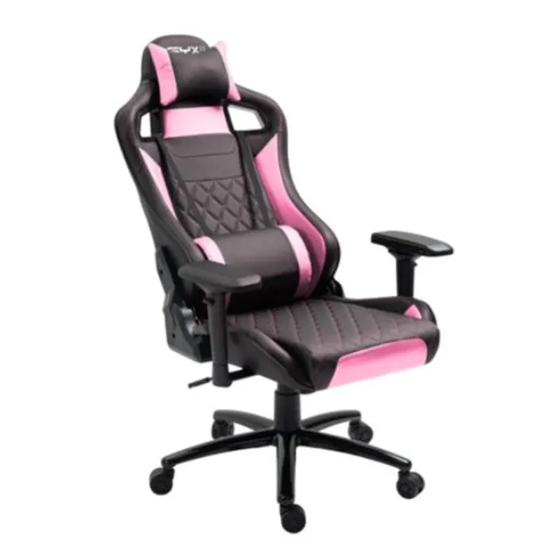 Silla Gamer Syx Ch-451 Pk Rosa Negro