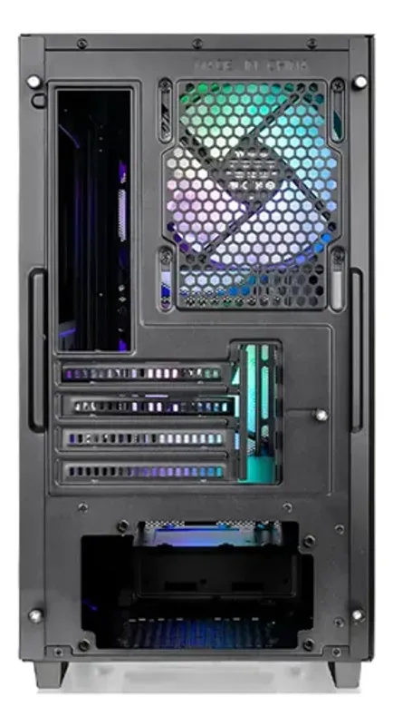 Caja M-atx Thermaltake Versa H16 Tg Argb + Fuente 650w Color Negro
