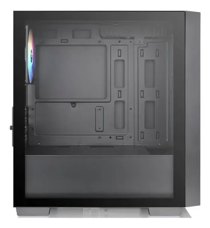 Caja M-atx Thermaltake Versa H16 Tg Argb + Fuente 650w Color Negro