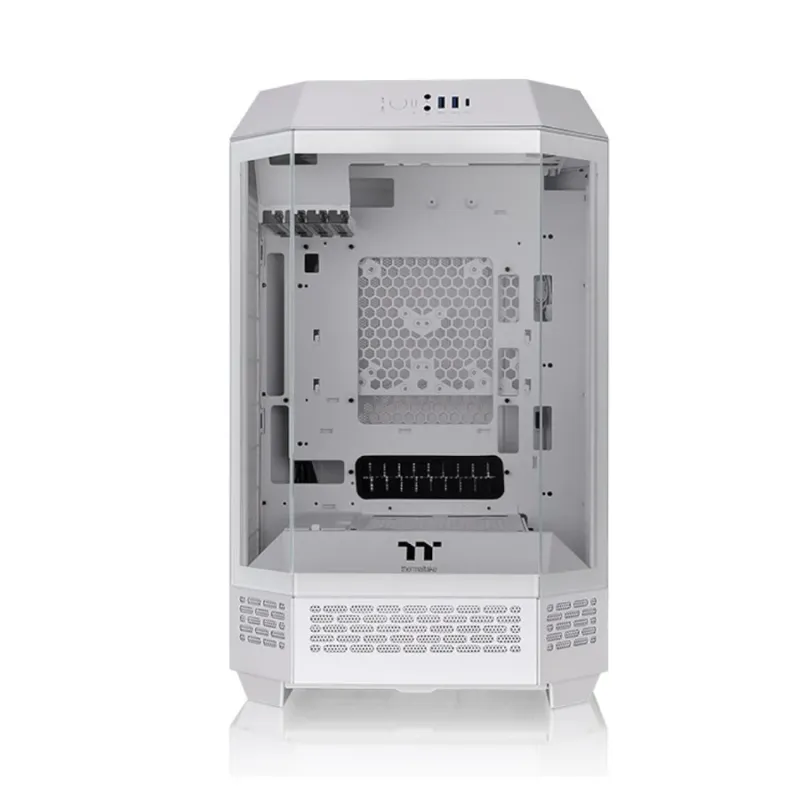 GABINETE GAMER THERMALTAKE THE TOWER 300 MID-TOWER TG X3 FAN X2 SNOW WHITE