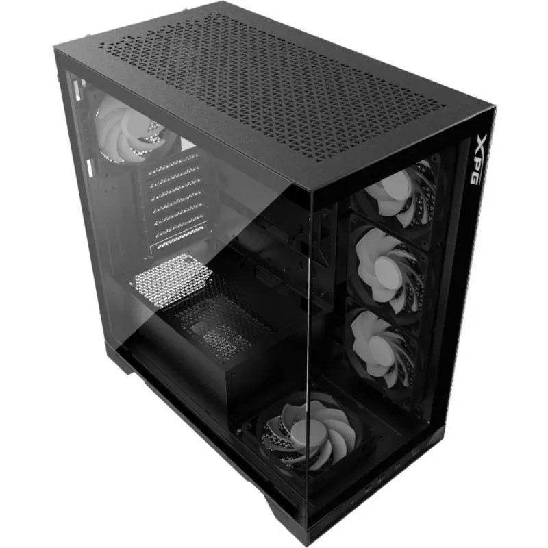 GABINETE XPG INVADER X BTF NEGRO FAN ARGB X5 - Imagen 3