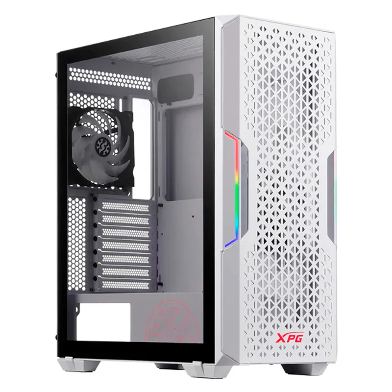 Gabinete XPG STARKER AIR Blanco (1 fan ARGB + 1 negro)