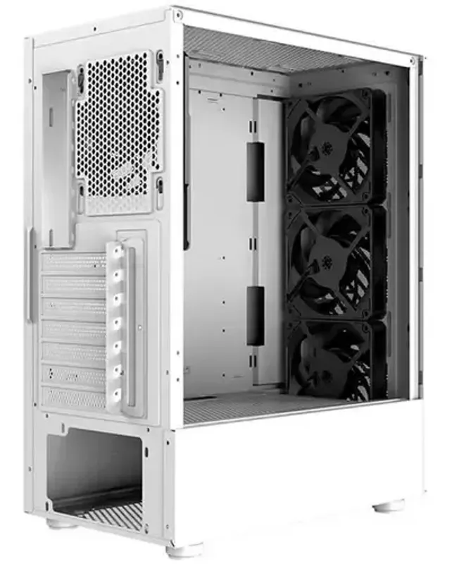 Gabinete Xpg Valor Air White Fan X 4 Vidrio Templado Mesh Color Blanco