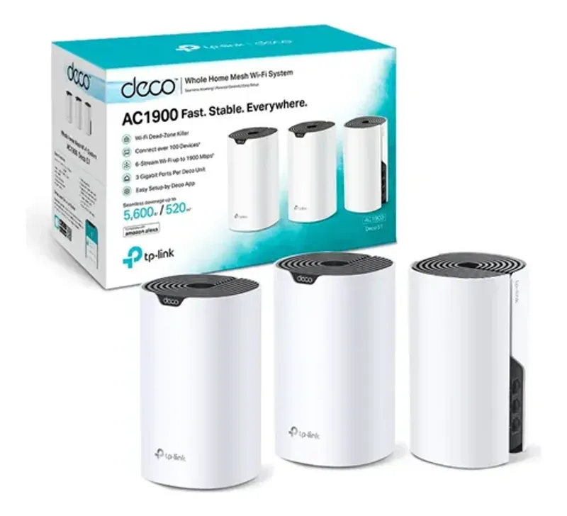 Sistema Wi-fi Tp Link Deco S7 Pack De 3 Mesh Doble Banda Ac1900