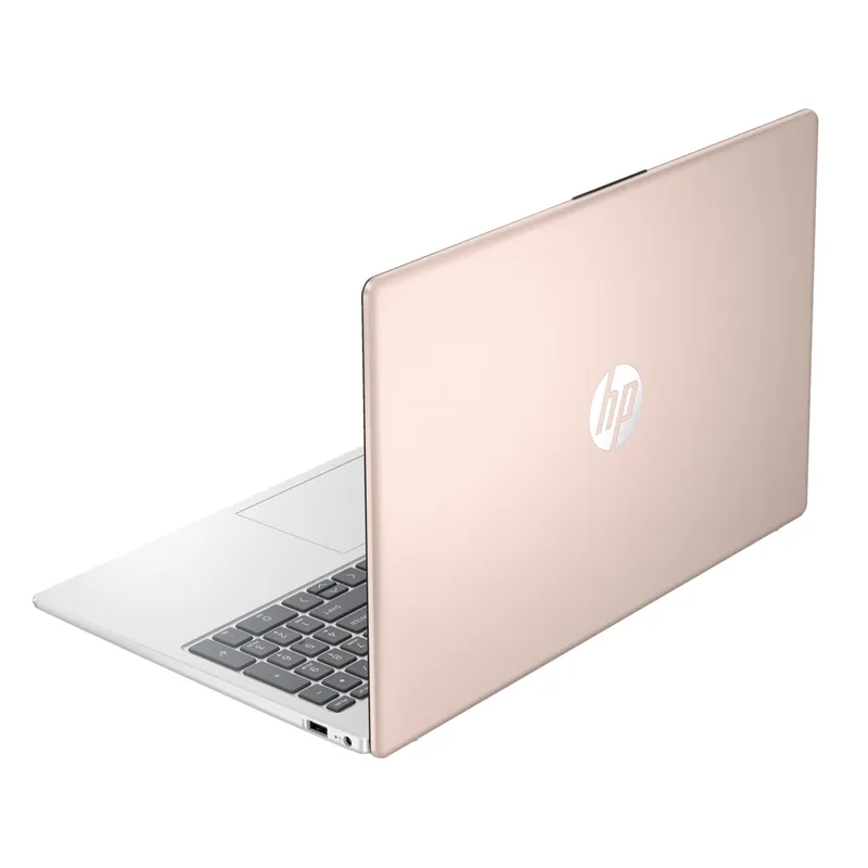 HP Laptop FHD de 15.6 pulgadas, AMD Ryzen 5 7520U, 8 GB LPDDR5 RAM, SSD de 256 GB, teclado numérico, cámara web HD 720p, Wi-Fi 6, gráficos AMD Radeon, Windows 11, oro rosa (renovado)
