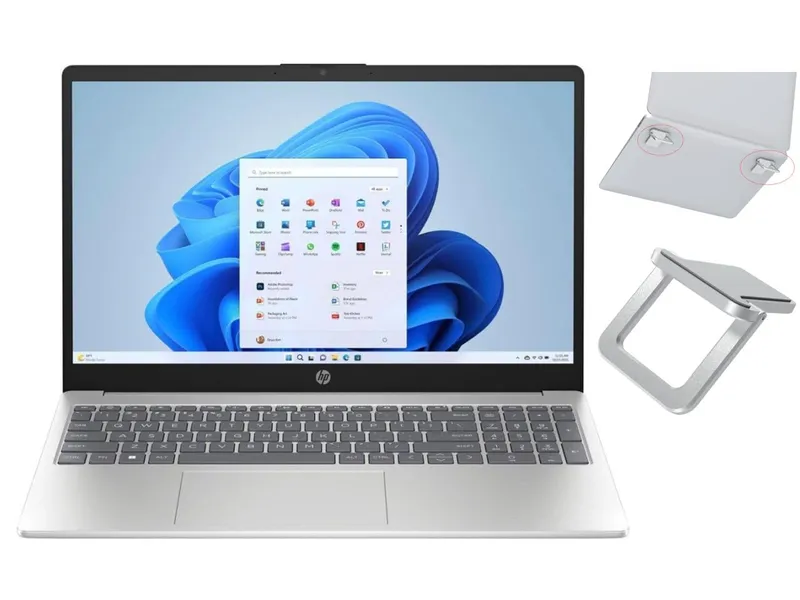 HP 15.6" FHD Laptop | AMD Ryzen 5 7520U（Beat i7-1255U | Integrated AMD Radeon Graphics | 16GB RAM DDR5 | 256GB SSD | Windows