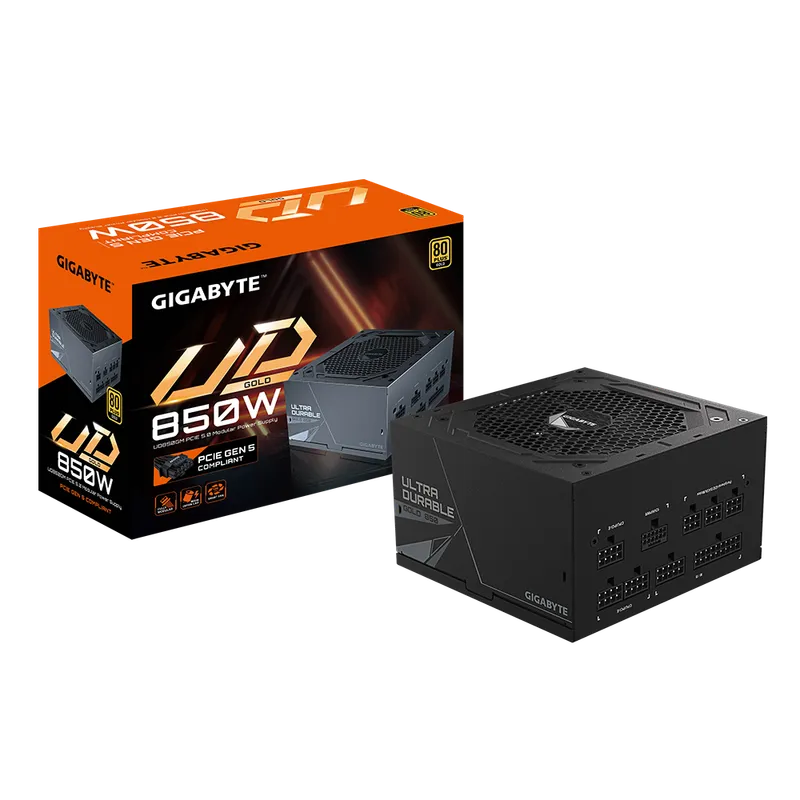 Fuente 850w 80+ Gold Ud Full Modular Pg5 Gigabyte