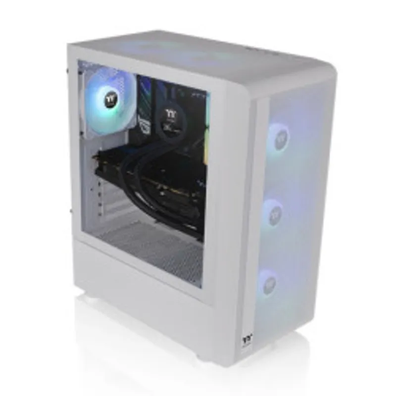 Gabinete Thermaltake S200 Tg Argb White 4*Fan