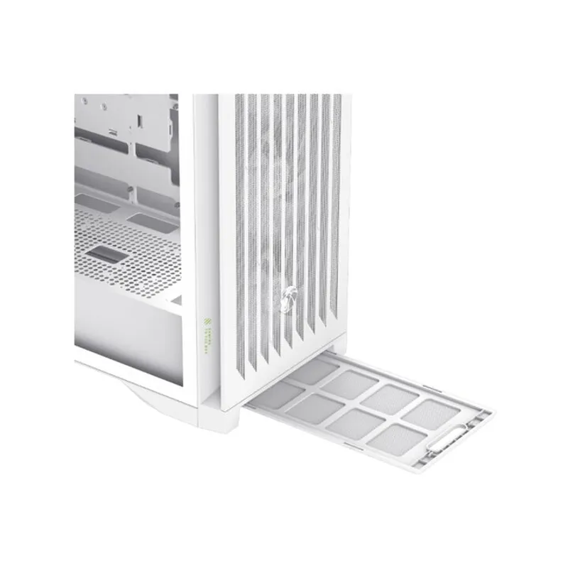 Gabinete Gamemax Leader 2WH 4Fan E-ATX Blanco - Vista 4