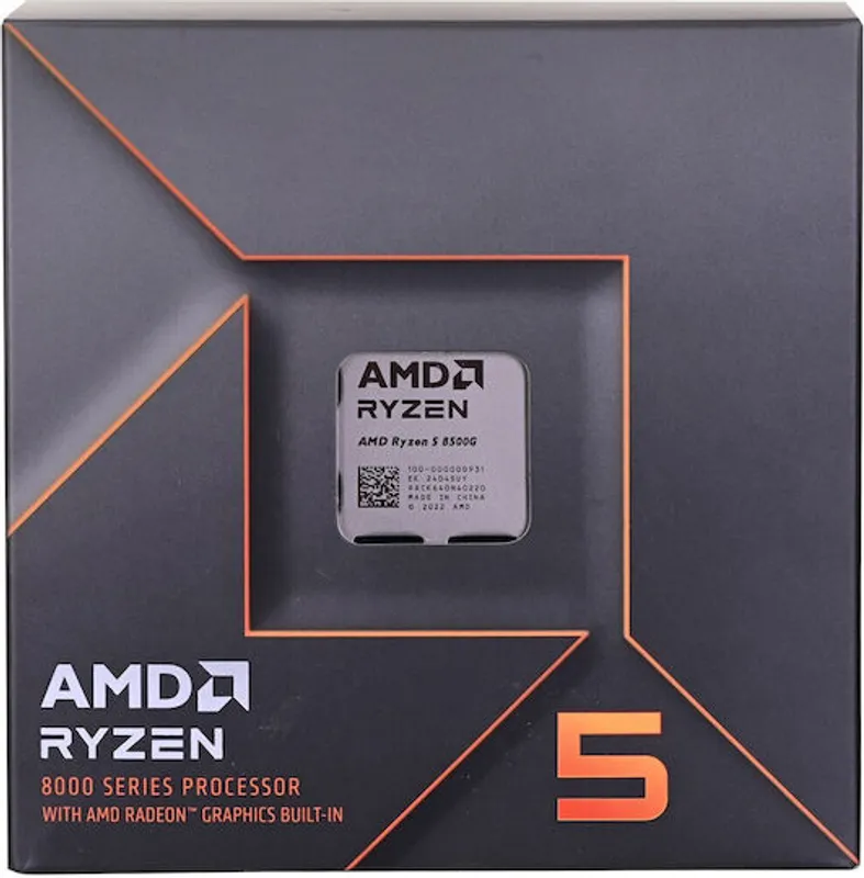 AMD Ryzen 5 8500G 3.5GHz Επεξεργαστής 6 Πυρήνων για Socket AM5 σε Κουτί με Ψύκτρα