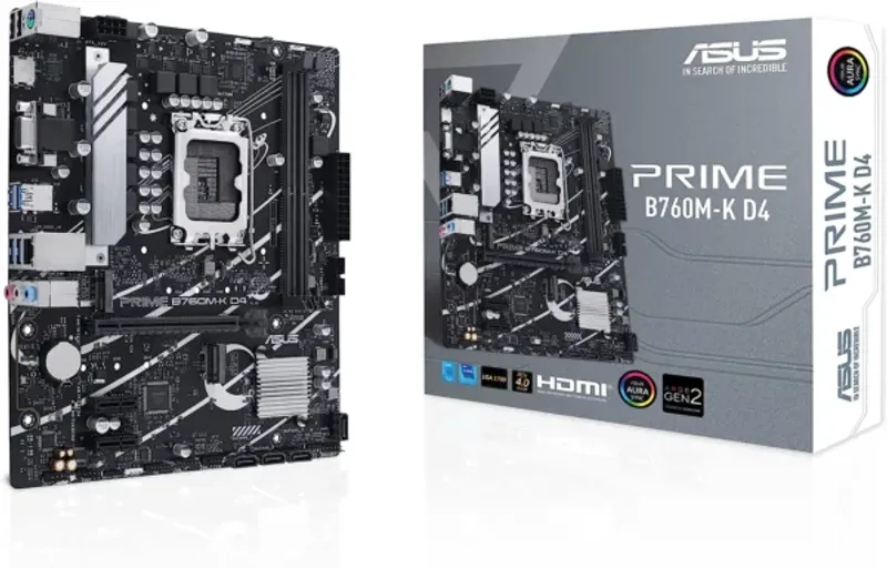 MB ASUS S1700 PRIME B760M-K D4 DDR4 BOX M-ATX