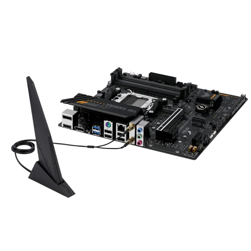 Placa Mãe Asus TUF Gaming A620M-PLUS WIFI, Chipset A620, AMD AM5, m-ATX, DDR5, 90MB1F00-M0EAY0