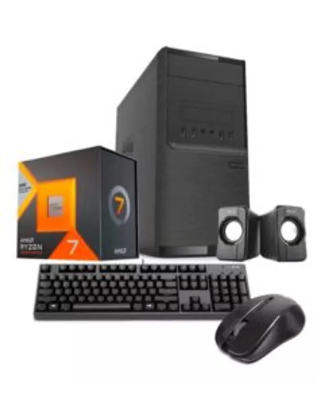 PC AMD Ryzen 7 5700G 16GB SSD480 Kit Gab