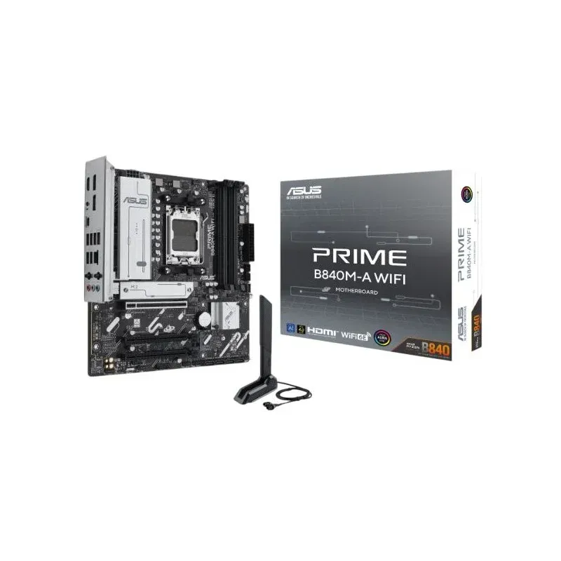 MB ASUS AM5 PRIME B840M-A WIFI DDR5 BOX M-ATX