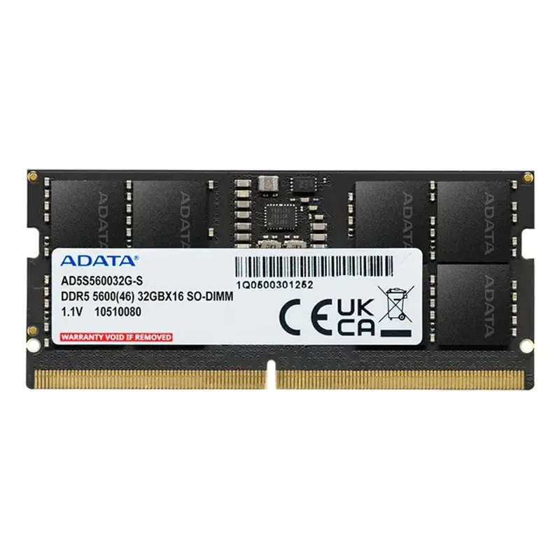 Memoria Ram Sodimm Adata 8gb Ddr5 5600mhz Ad5s56008g-s