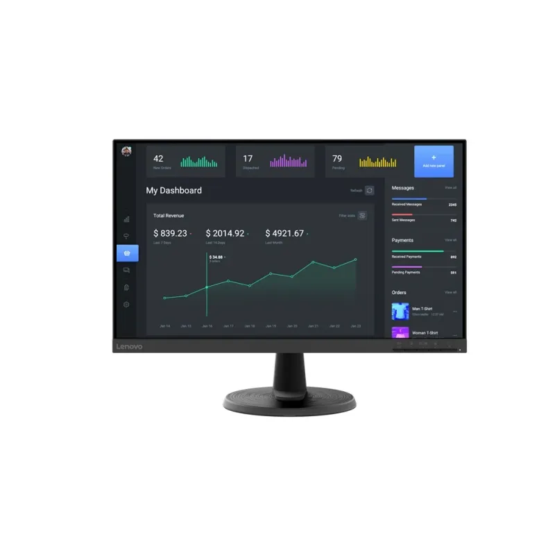 MONITOR 24 LENOVO C24-40 VGA/HDMI GTIA 3 CI - Imagen 3