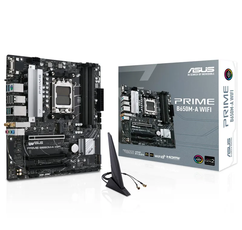 Asus Prime B650M-A WIFI II (Socket AM5) DDR5 Micro-ATX Motherboard