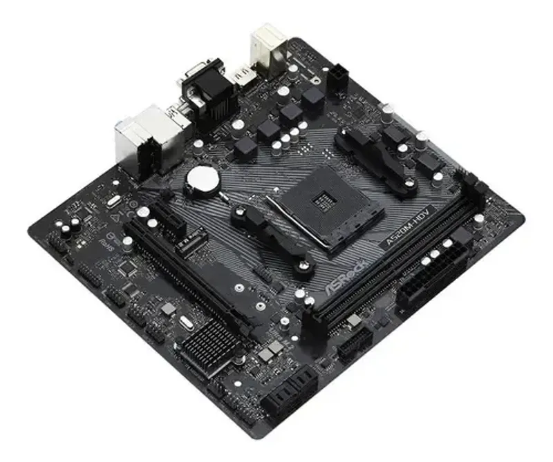 Motherboard Amd Asrock A520m Ryzen Ddr4 Hdmi Am4 Micro Atx Negro