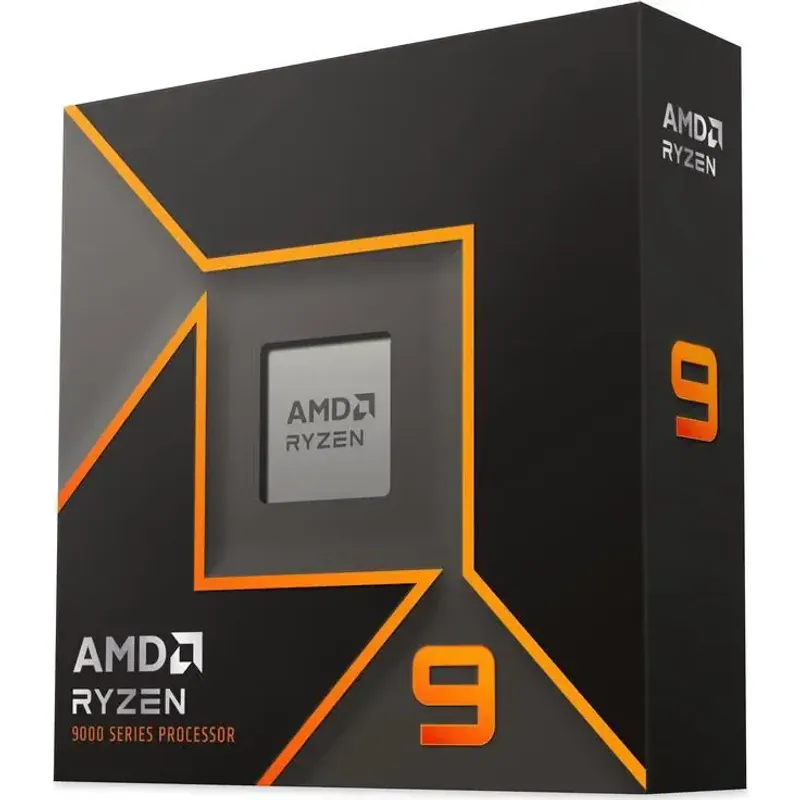 CPU AMD RYZEN 9 9900X AM5 120W 76MB SIN COOLER