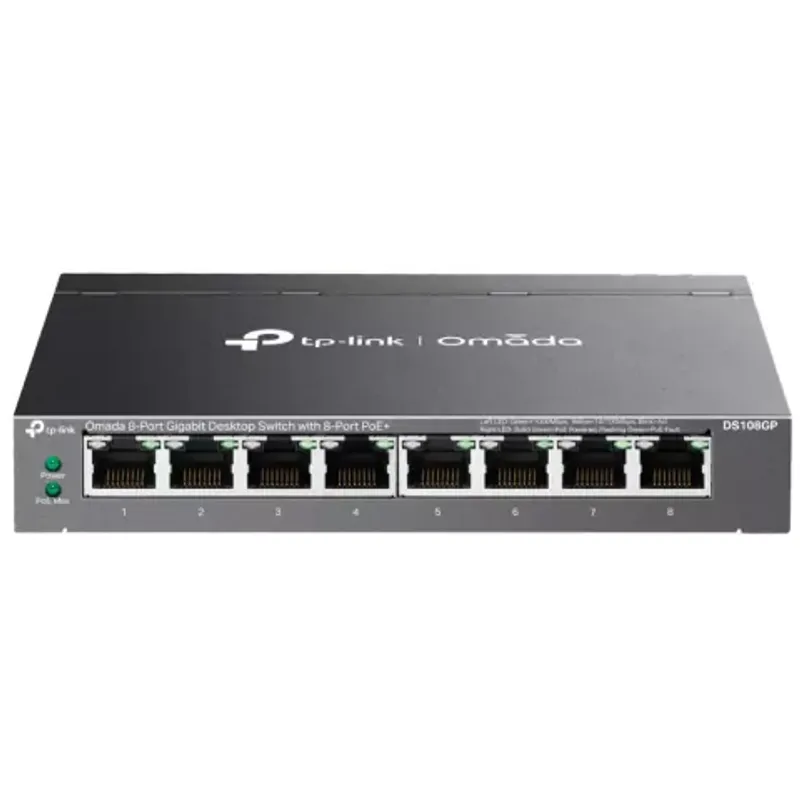 Switch Tp-Link Omada Gigabit 8-Puertos PoE+ DS108GP